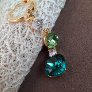 Pendientes Diamantes verdes
