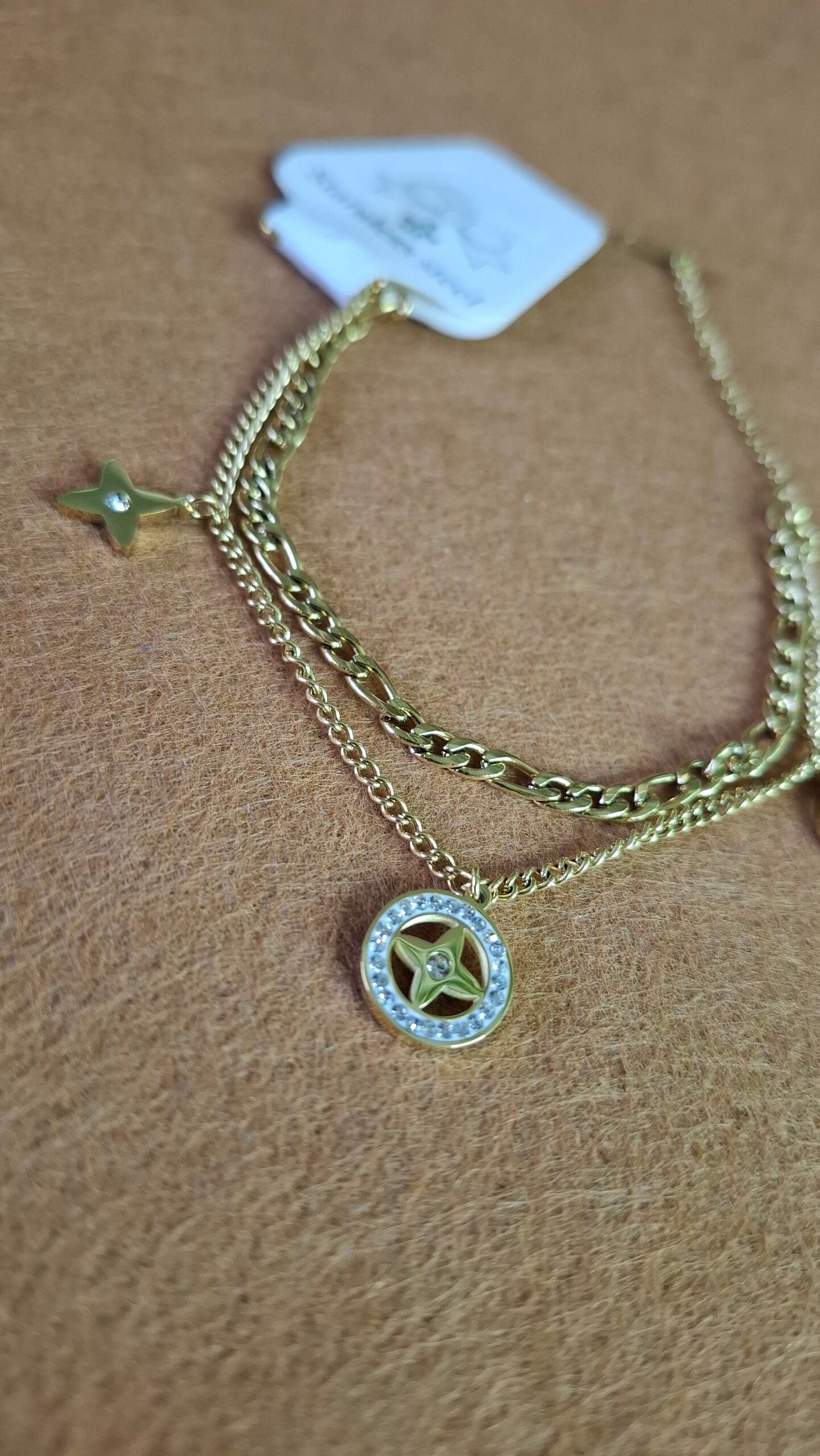 Pulsera Trébol tres colgantes - Imagen 6