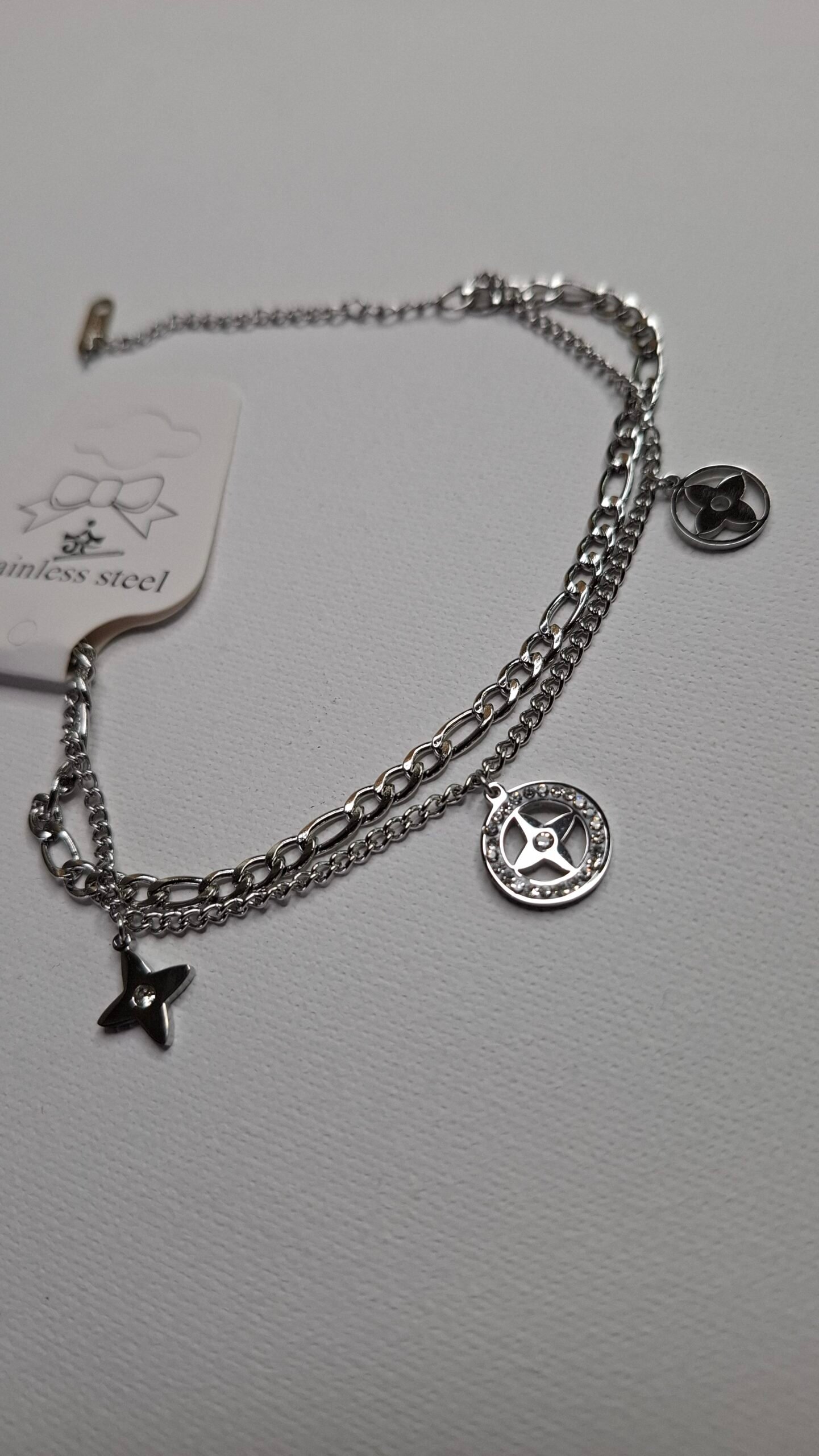Pulsera Trébol tres colgantes - Imagen 7