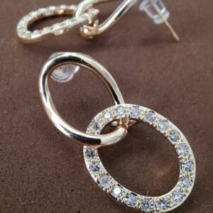 Pendientes cadena de dos huecos