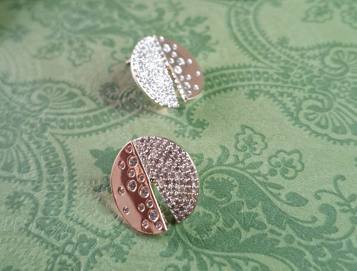 Pendientes Monedas incrustadas