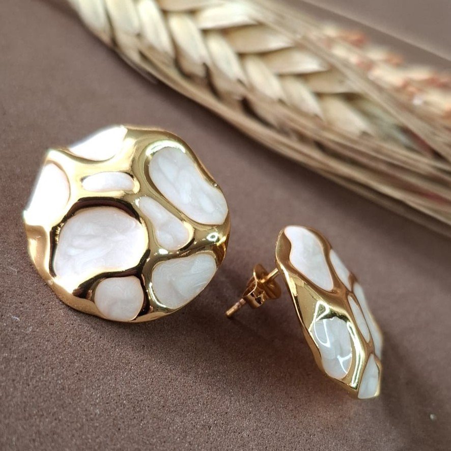 Pendientes Perla & Mármol - Imagen 3