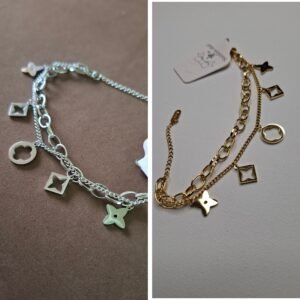 Pulsera Trébol hueco clásico