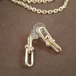 Pendientes Eslabón de cadena