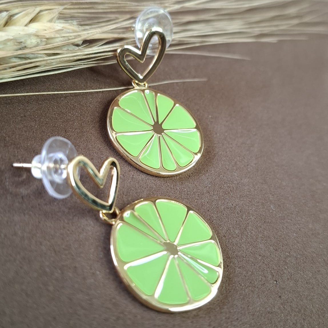 Pendientes Lima verde - Imagen 2