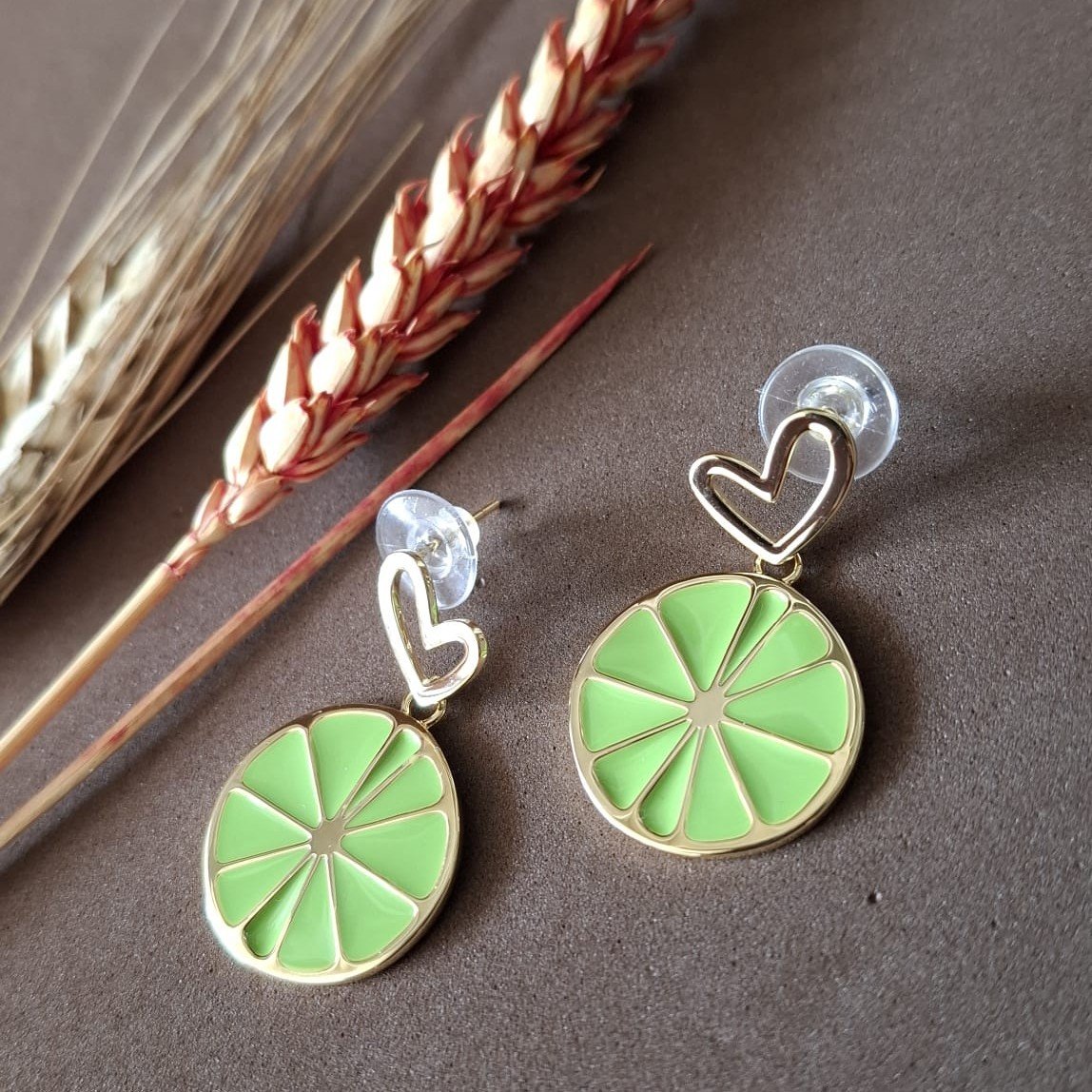 Pendientes Lima verde - Imagen 3