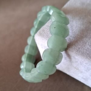 Pulsera de piedra natural Jade verde